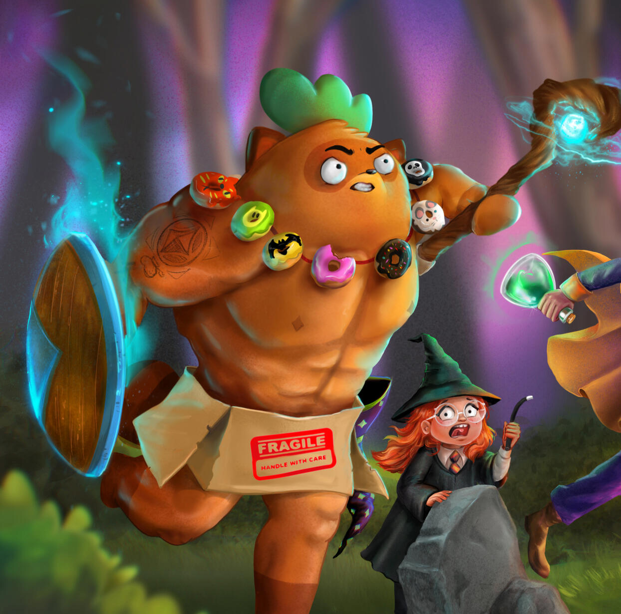 Narrative Illustration – Action Scene